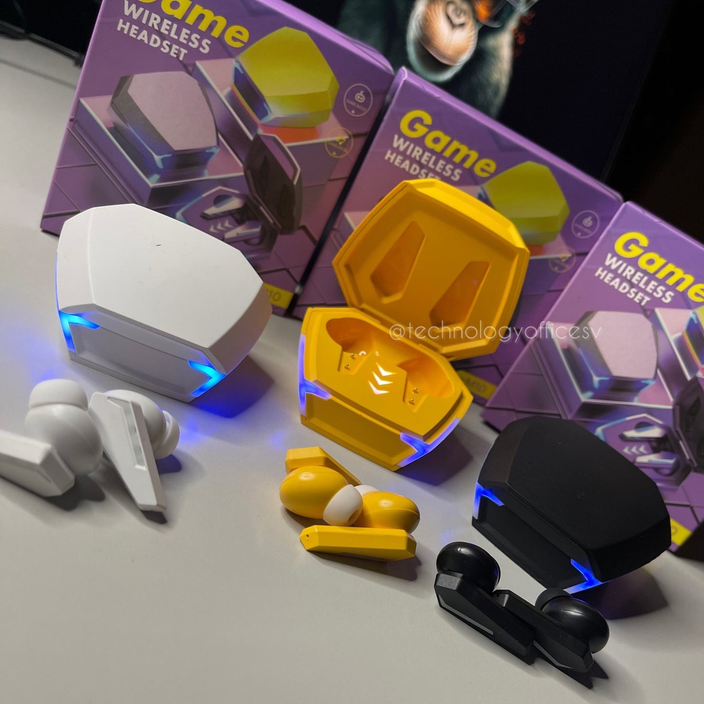 Audífonos Gamer M10 Amarillos