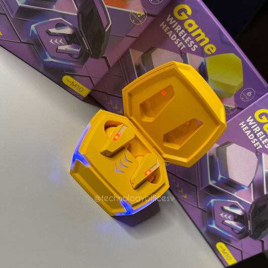 Audífonos Gamer M10 Amarillos