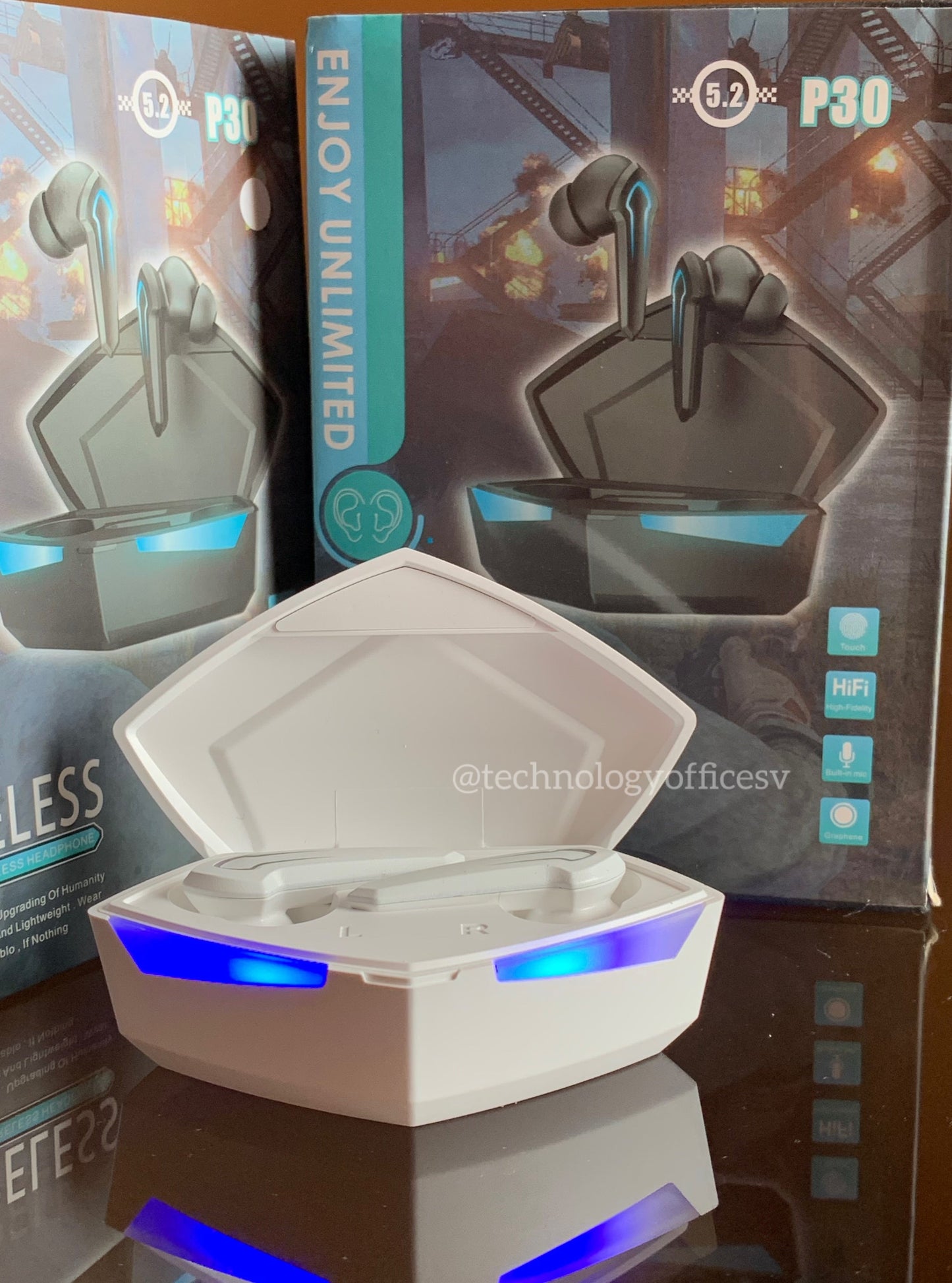 Audífonos Gamer P30 Blancos
