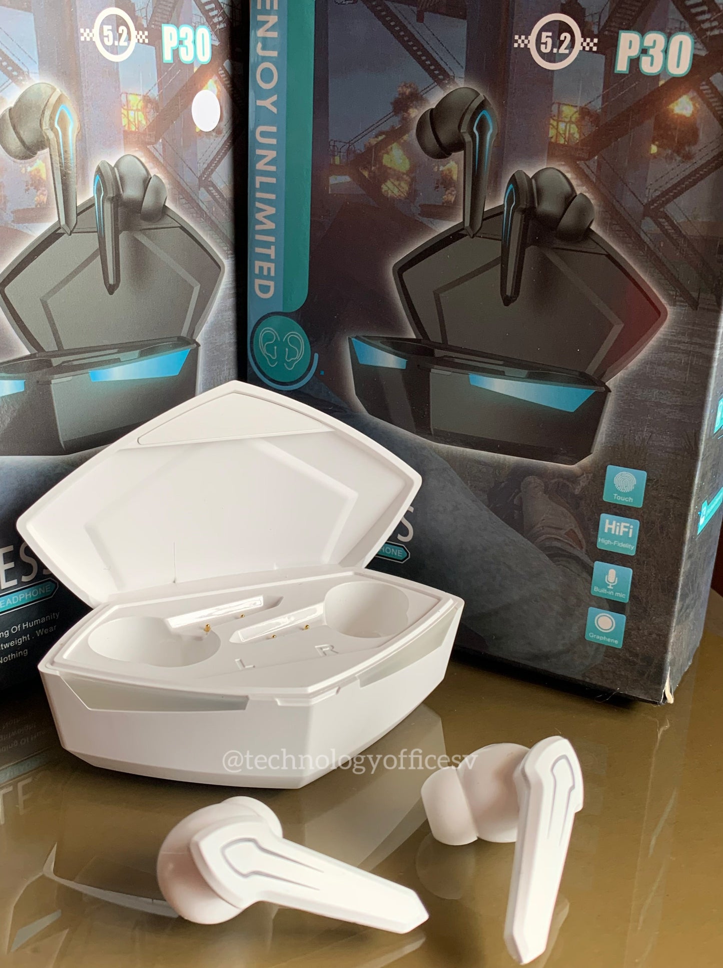 Audífonos Gamer P30 Blancos