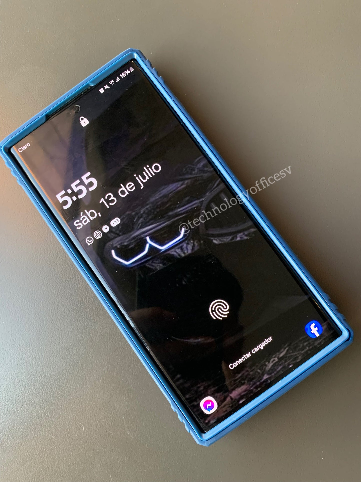 Militar Drop Case Azul