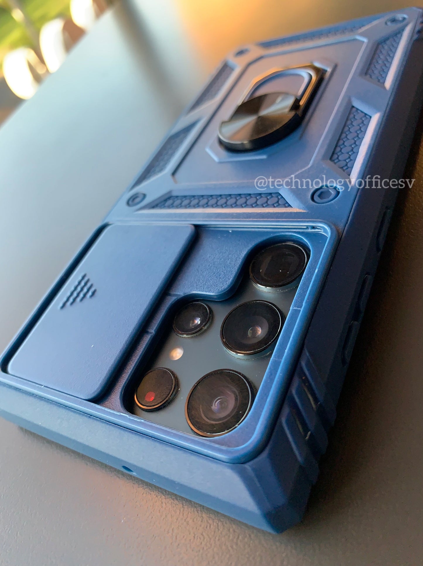 Militar Drop Case Azul