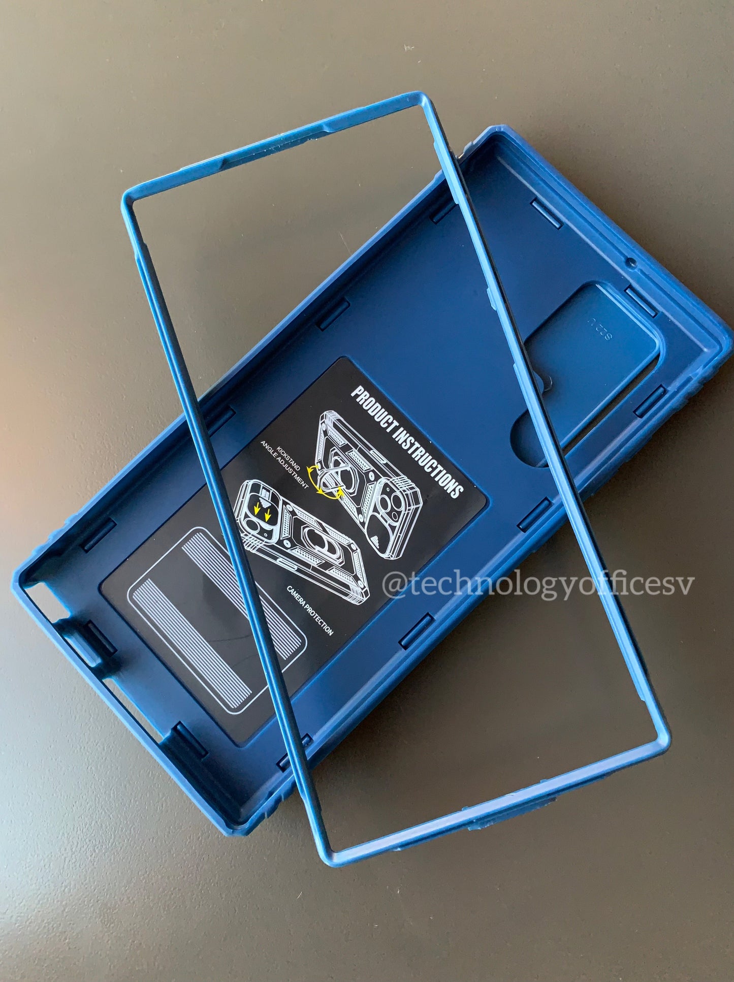 Militar Drop Case Azul